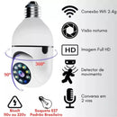 Câmera Lâmpada de Segurança Smart Wi-Fi, Full Hd, Visão Noturna