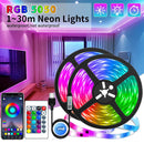Fita LED RGB flexível Inteligente, Controle por Voz Alexa, Google Home, Controle por APP