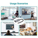 Adaptador 4K 60Hz Tipo C para HDMI USB 3.1 HUB HDTV Cabo conversor para iPhone Smartphone PC MacBook iPad Samsung Laptop