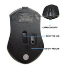 Mouse Sem Fio Recarregável Wirelles 2.4G