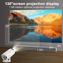 Projetor de Imagem Portátil HY300 Pro 4K Cinema em Casa