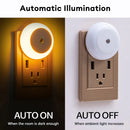 Luz LED Smart Plug de Parede, Com Sensor de Luz