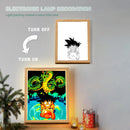 Quadro de Luz Led decorativo Dragon Ball Z