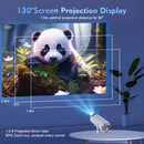 Projetor de Imagem Portátil HY300 Pro 4K Cinema em Casa