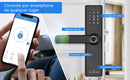 Fechadura Inteligente Intelar X1 Tuya Wifi e Bluetooth, Com Biometria(Leitura digital), Senha, Cartão IC Magnético