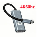 Adaptador 4K 60Hz Tipo C para HDMI USB 3.1 HUB HDTV Cabo conversor para iPhone Smartphone PC MacBook iPad Samsung Laptop