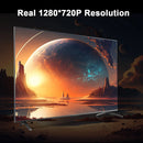 Projetor de Imagem Portátil HY300 Pro 4K Cinema em Casa