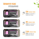 Mini Ar Condicionado Climatizador, Umidificador Ventilador Portátil USB Led Quarto Sala Escritório