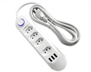 Tomada Filtro de Linha com 3 entradas USB