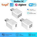 Adaptador Usb inteligente Tuya wifi/zigbee 1/2/3 portas, Controle por Voz Alexa Google casa, Controle por APP