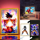 Quadro de Luz Led decorativo Dragon Ball Z