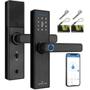 Fechadura Inteligente Intelar X1 Tuya Wifi e Bluetooth, Com Biometria(Leitura digital), Senha, Cartão IC Magnético