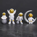 4 Peças decorativas Astronauta