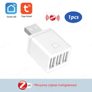 Adaptador Usb inteligente Tuya wifi/zigbee 1/2/3 portas, Controle por Voz Alexa Google casa, Controle por APP