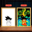 Quadro de Luz Led decorativo Dragon Ball Z