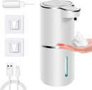 Dispensador automático de sabão em espuma com sensor, 4 níveis ajustáveis, para banheiro e cozinha