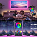 Fita LED RGB flexível Inteligente, Controle por Voz Alexa, Google Home, Controle por APP