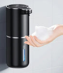 Dispensador automático de sabão em espuma com sensor, 4 níveis ajustáveis, para banheiro e cozinha