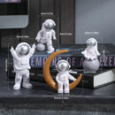 4 Peças decorativas Astronauta