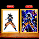 Quadro de Luz Led decorativo Dragon Ball Z