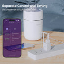 Adaptador Usb inteligente Tuya wifi/zigbee 1/2/3 portas, Controle por Voz Alexa Google casa, Controle por APP