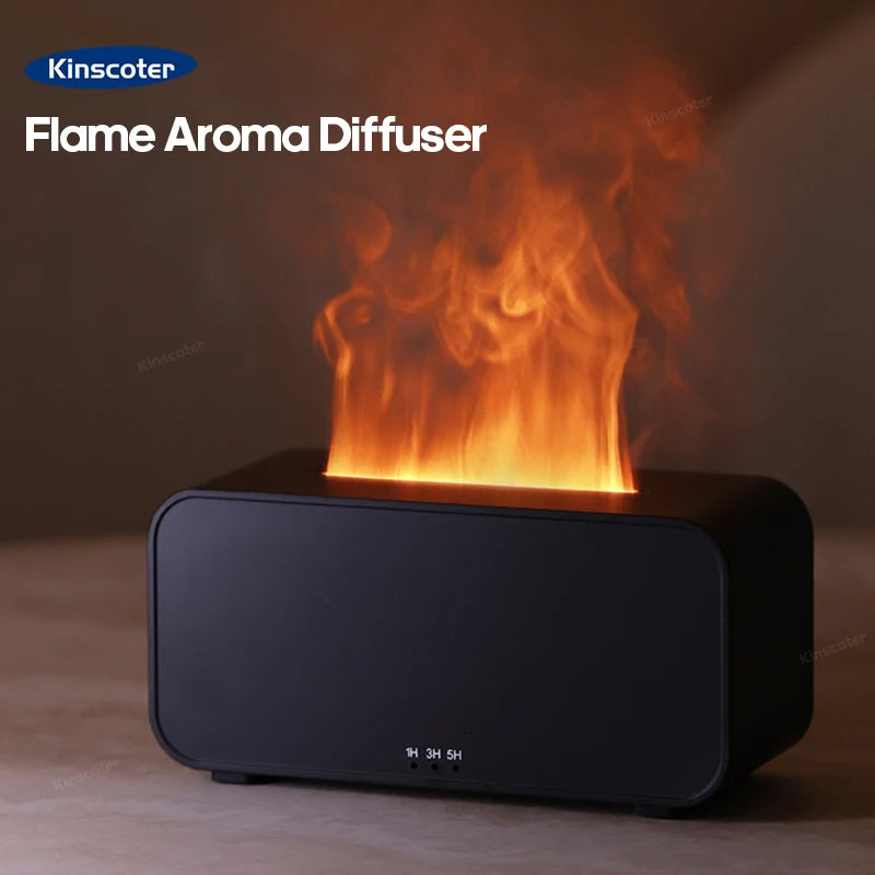 Umidificador de Ar Simulador de Chama 🔥 Aromaterapia perfume Difusor