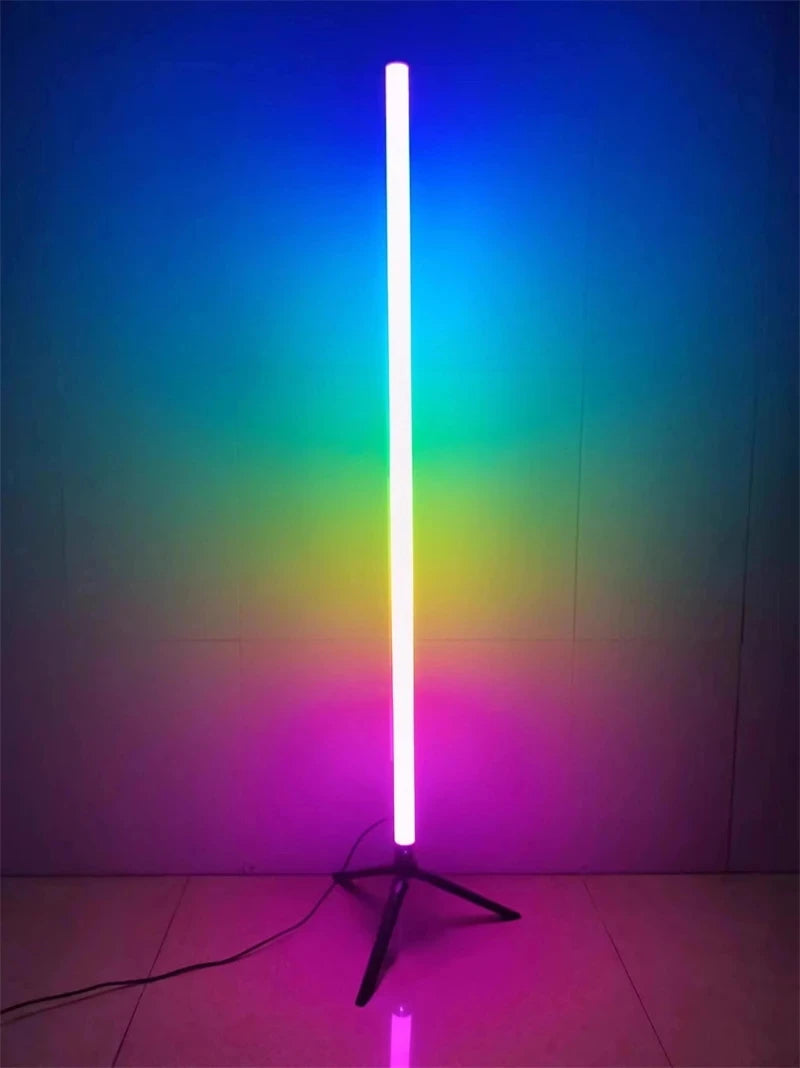 Luminária Led Atmosfera de Chão RGB Inteligente (Controle por APP, Controle Remoto)