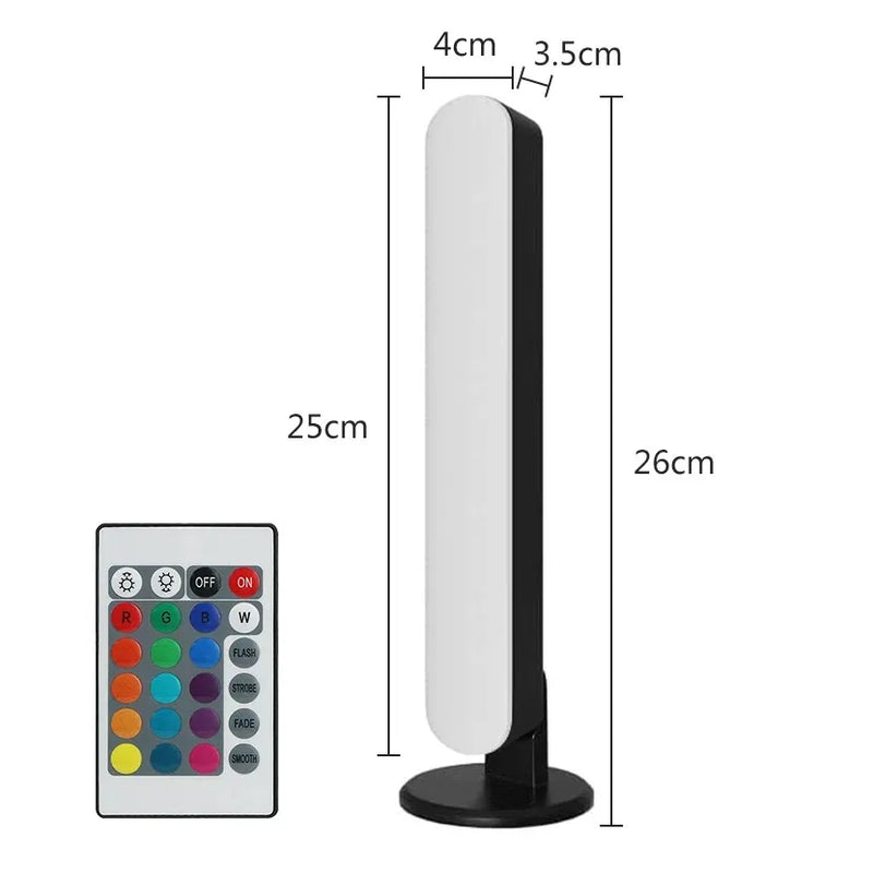 Luz Led inteligente com Microfone captador de som no ritmo da musica, Controle por APP