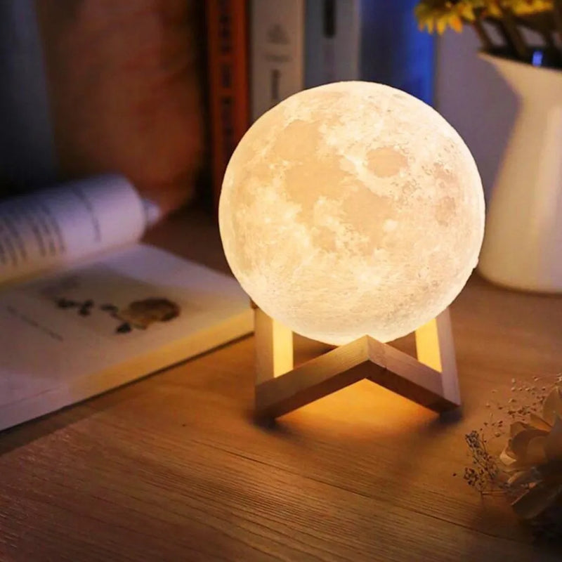 Luminária Luz da Lua 🌙 Luz relaxante, Luz de leitura