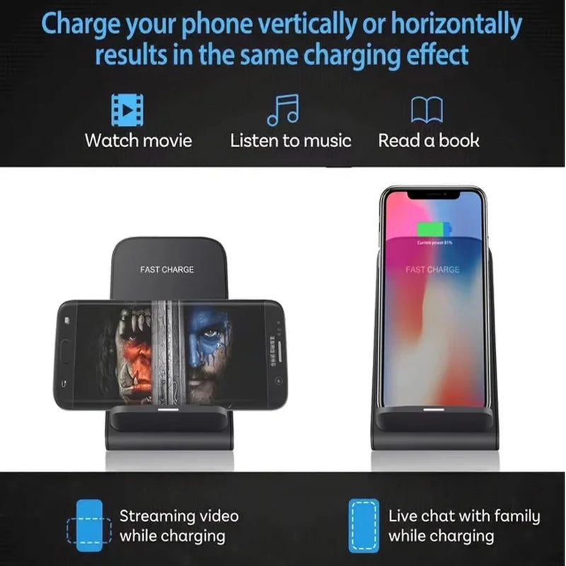 Base/Suporte para Celular com carregamento rápido por indução
