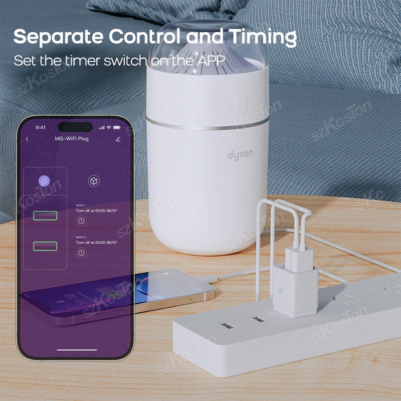 Adaptador Usb inteligente Tuya wifi/zigbee 1/2/3 portas, Controle por Voz Alexa Google casa, Controle por APP