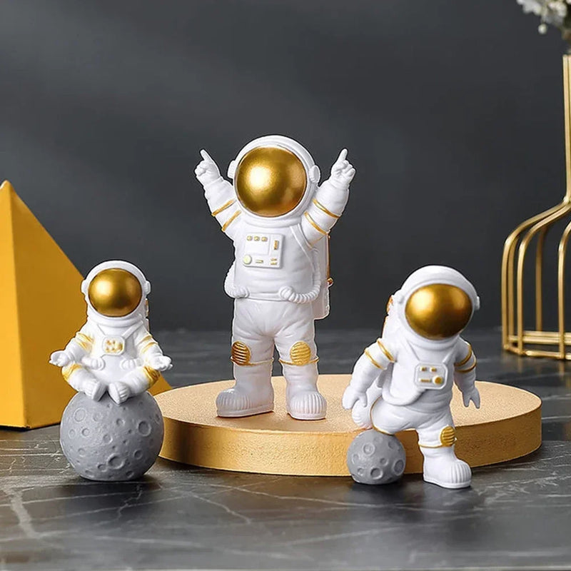 4 Peças decorativas Astronauta