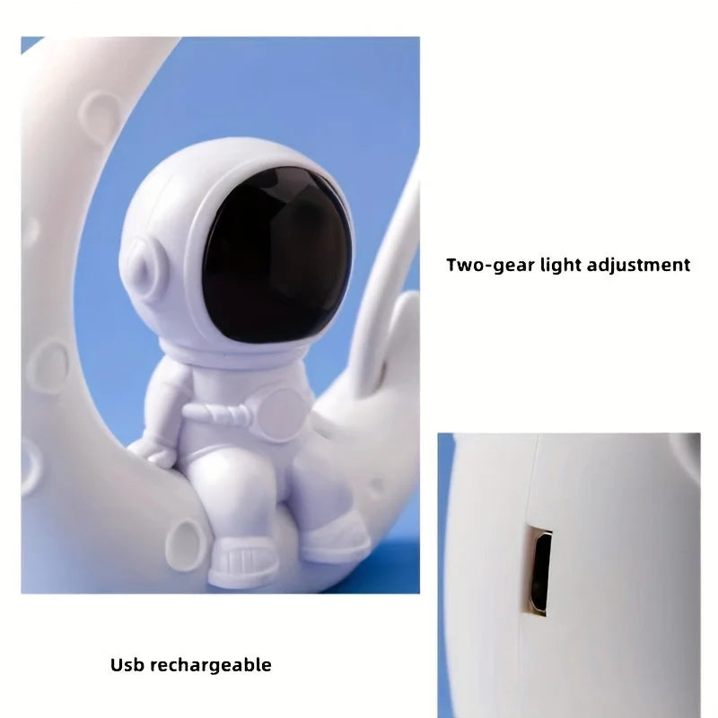 Mini Luminária Astronauta da Lua