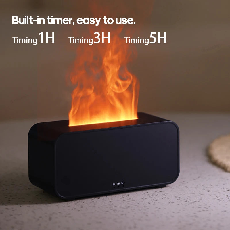 Umidificador de Ar Simulador de Chama 🔥 Aromaterapia perfume Difusor